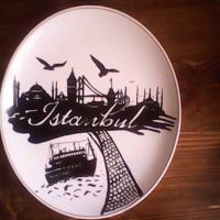 İstanbul Temalı Tabak Boyama 4