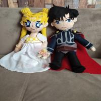 Sailor Moon Usagi- Mamoru Peluş Bebek